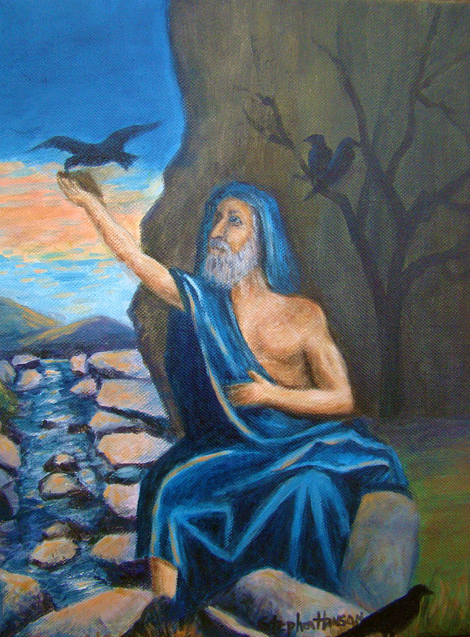 elijah bible painting