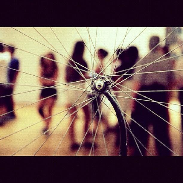 Bicycle Photograph - Bicycle Spokes by Jen Caruso