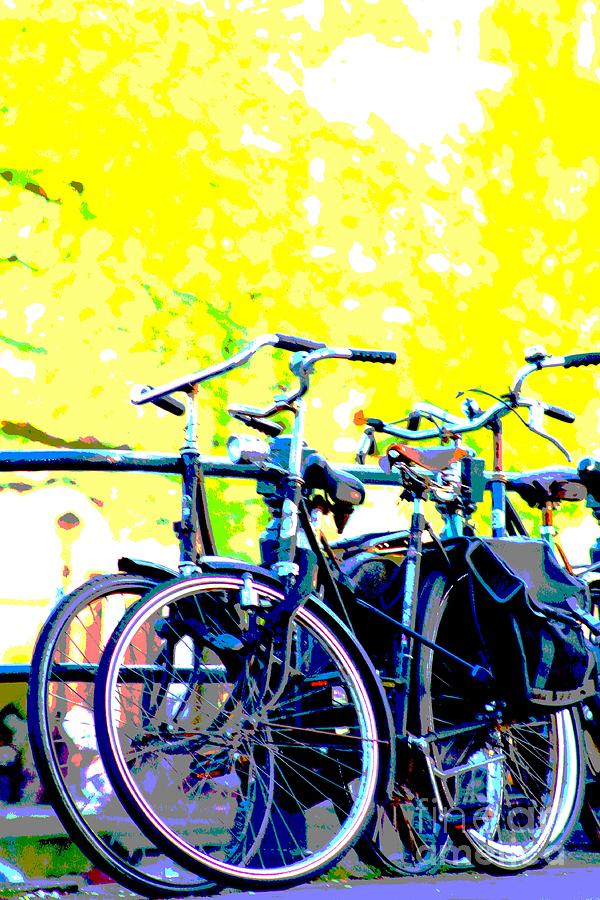 Bicycles Mixed Media by Rogerio Mariani