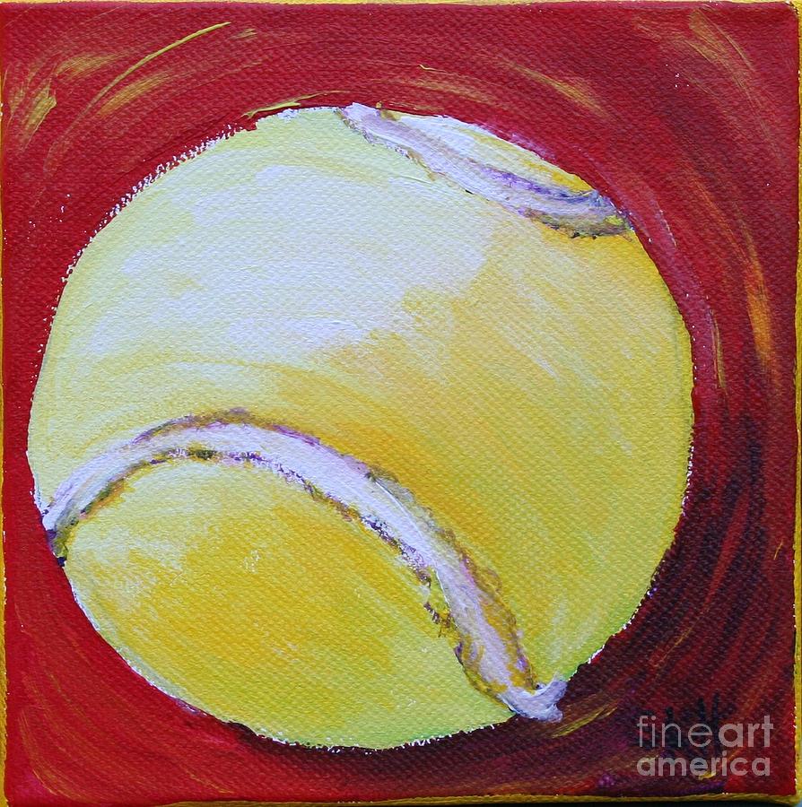 Big Ball Painting by Susan Herber