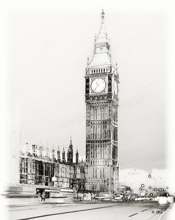 Big Ben Photograph By Nian Chen 