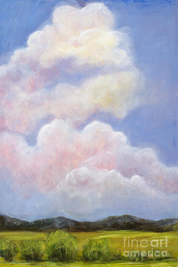 Big Blue Colorado Sky Painting by Pati Pelz