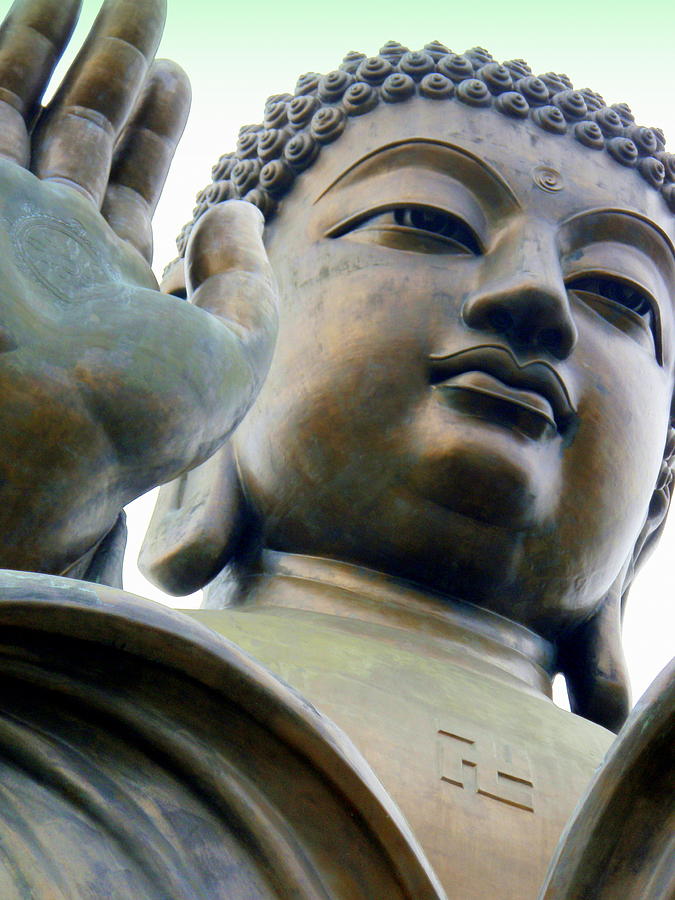 Big Bronze Buddha Photograph by Linda Larson