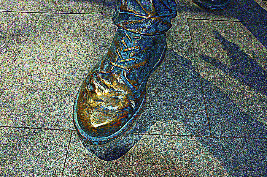Big Bronze Shoe Photograph by Bruce Carpenter