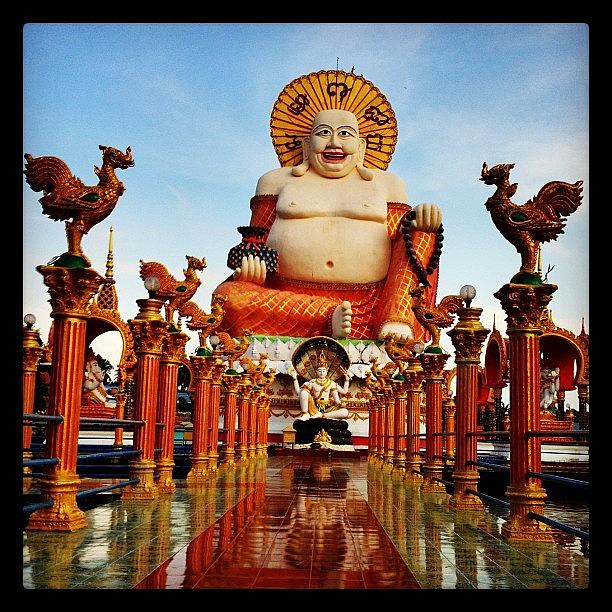 Big Buddha Temple @ Ko Samui Photograph by Tom Gibby