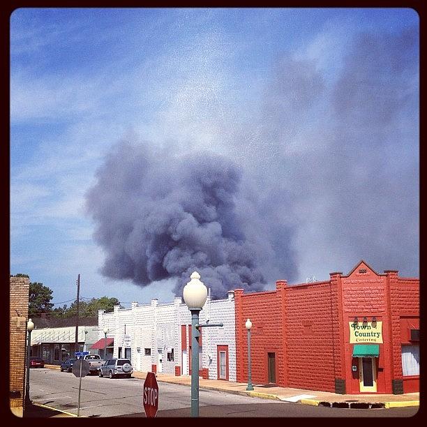 Big Fire In Hope! Photograph by Jeff Madlock