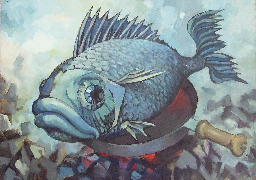 Рыба стрелец. Песня механической рыбы. Huge Fish Art.