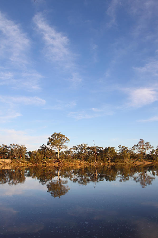 Big Sky River Murray Reflections Australia Photograph by Carole-Anne ...