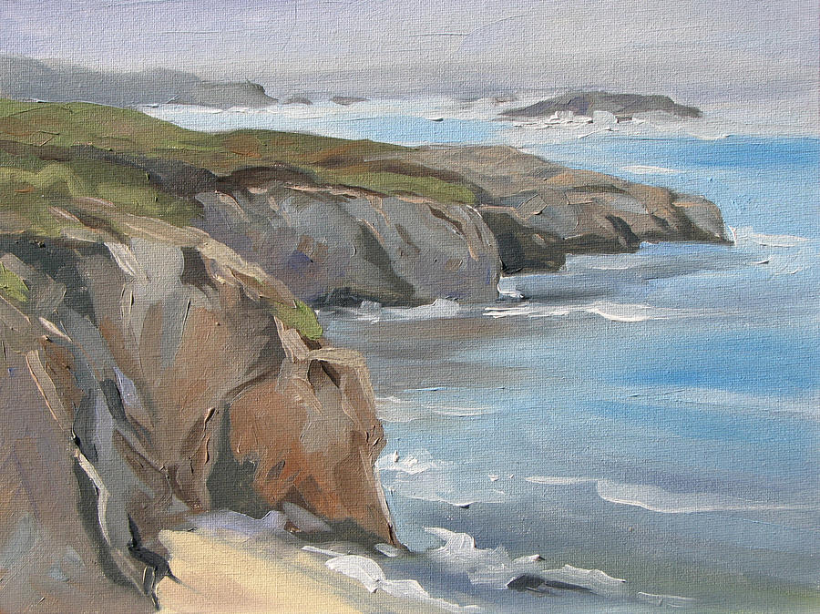 Big Sur Study Painting by Jay Johnson - Fine Art America