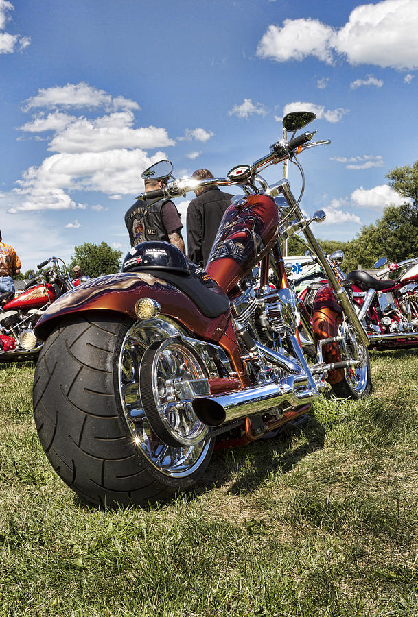 Iron Horse Photograph - Biker Style by Peter Chilelli