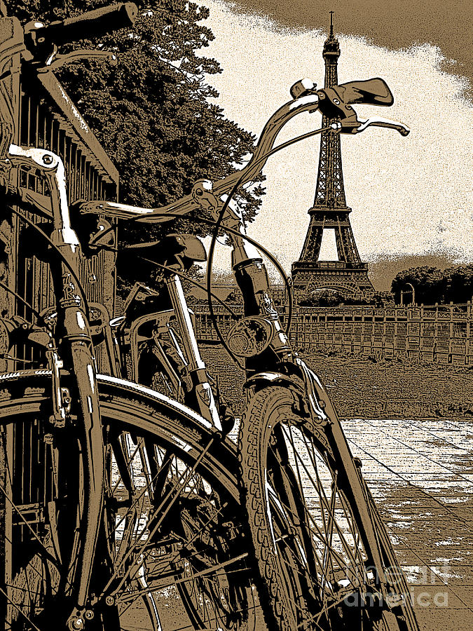 Bikes in Paris Photograph by Enrique Collado