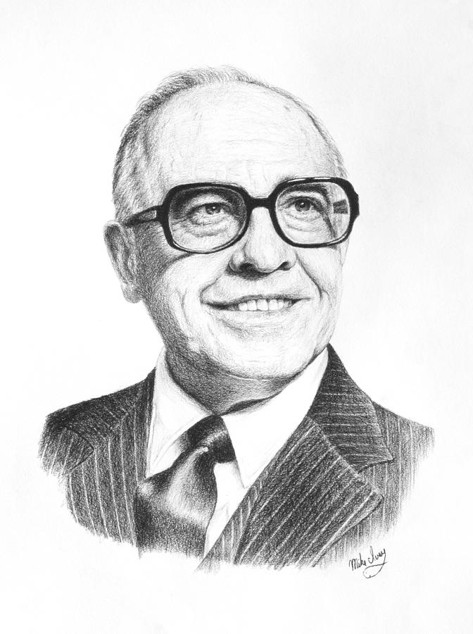 Bill Harvey Drawing by Mike Ivey