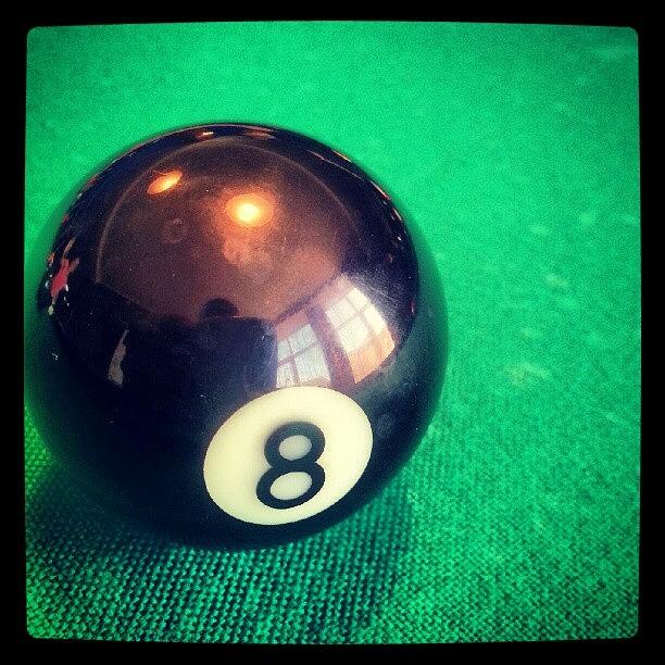 Ball Photograph - #billiards #billiard #8ball #ball by Orange Fox