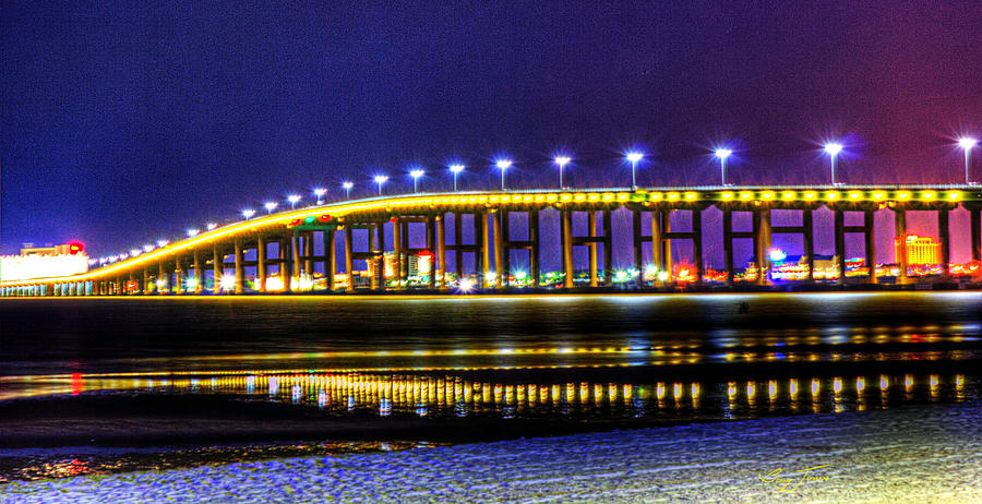 Biloxi Bay Bridge Photograph by Barry Jones
