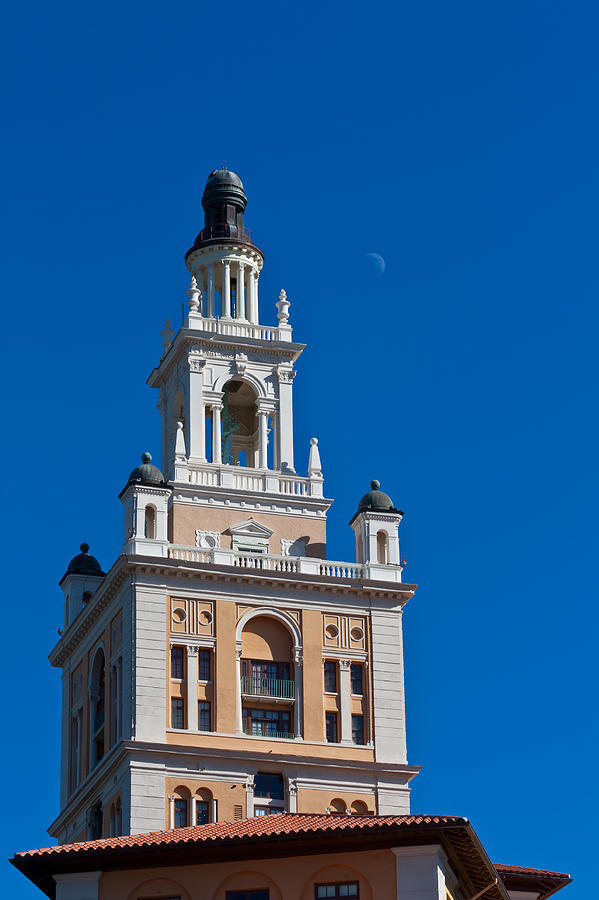 Architecture Photograph - Coral Gables Biltmore Hotel Tower #1 by Ed Gleichman