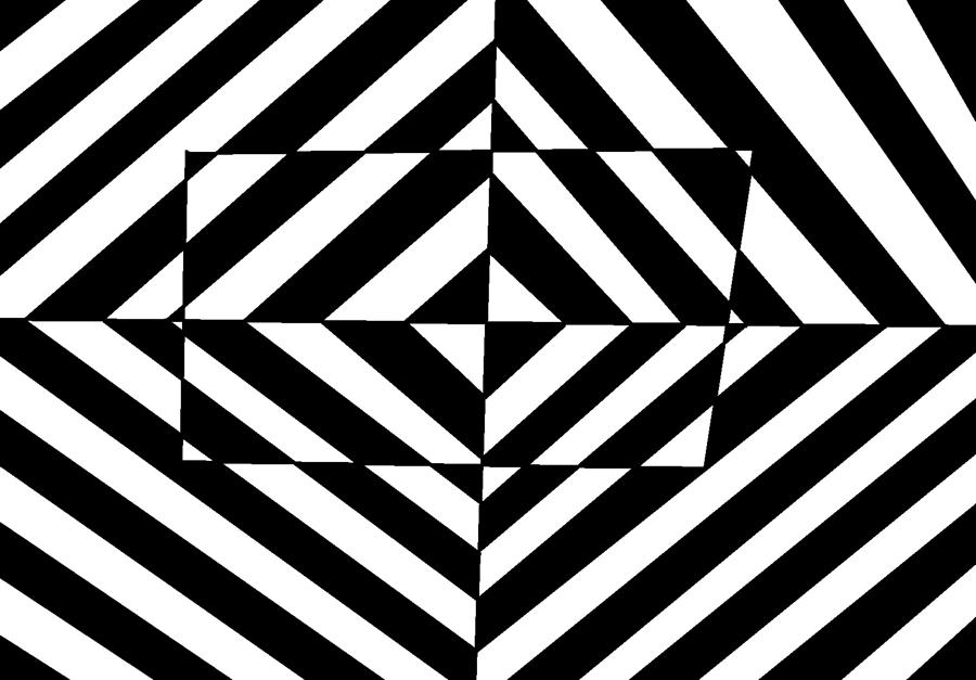 simple optical illusion patterns