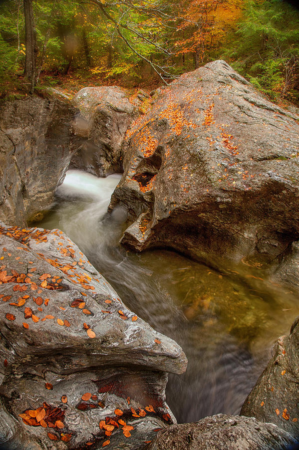 Bingham Falls Stowe Vermont 5953 Photograph by Ken Brodeur - Fine Art ...