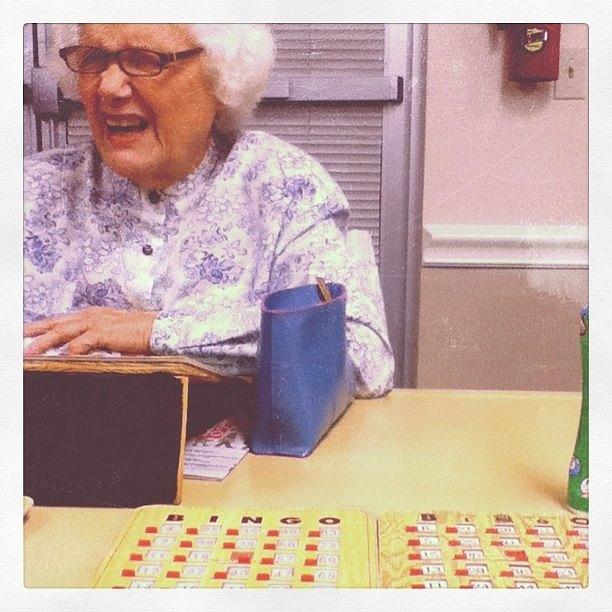 Bingo Night With The Old People Haha :) Photograph by Vicki Leggett