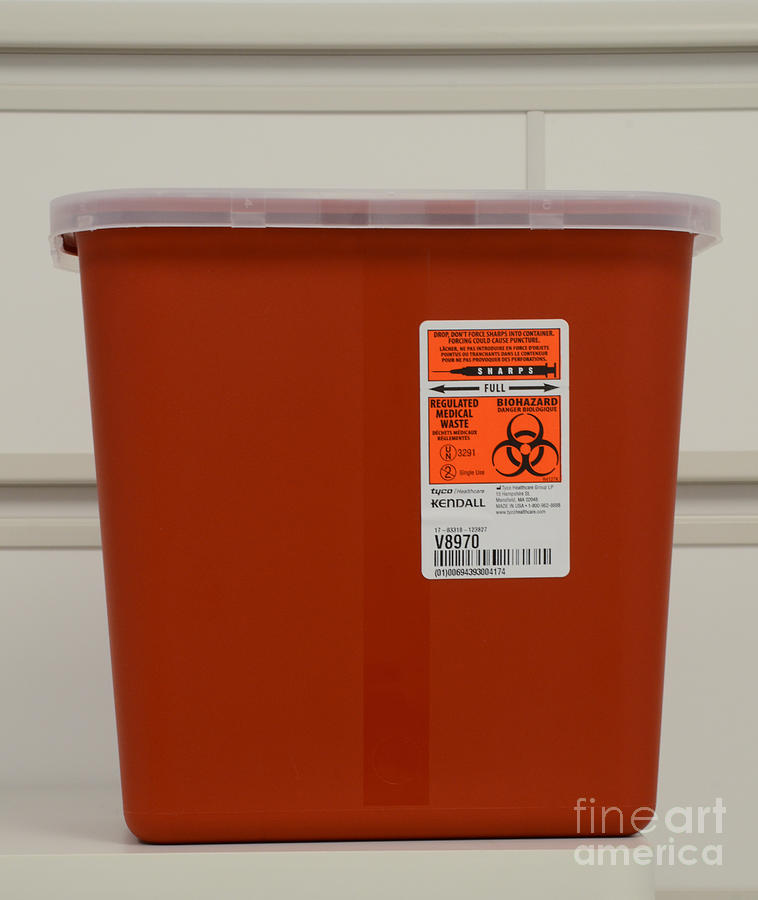 Biohazard Bin Photograph by Photo Researchers, Inc. Fine Art America