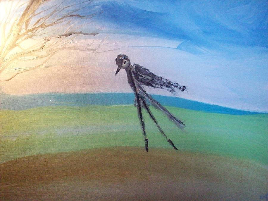 Bird Ballet solo Painting by Judith Desrosiers