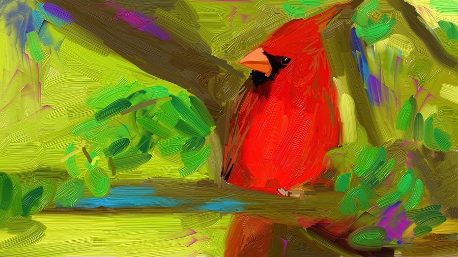 Bird Painting - Bird by Bogdan Floridana Oana