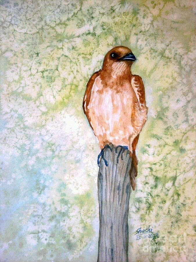 Sparrow Painting - Bird by Shashikanta Parida