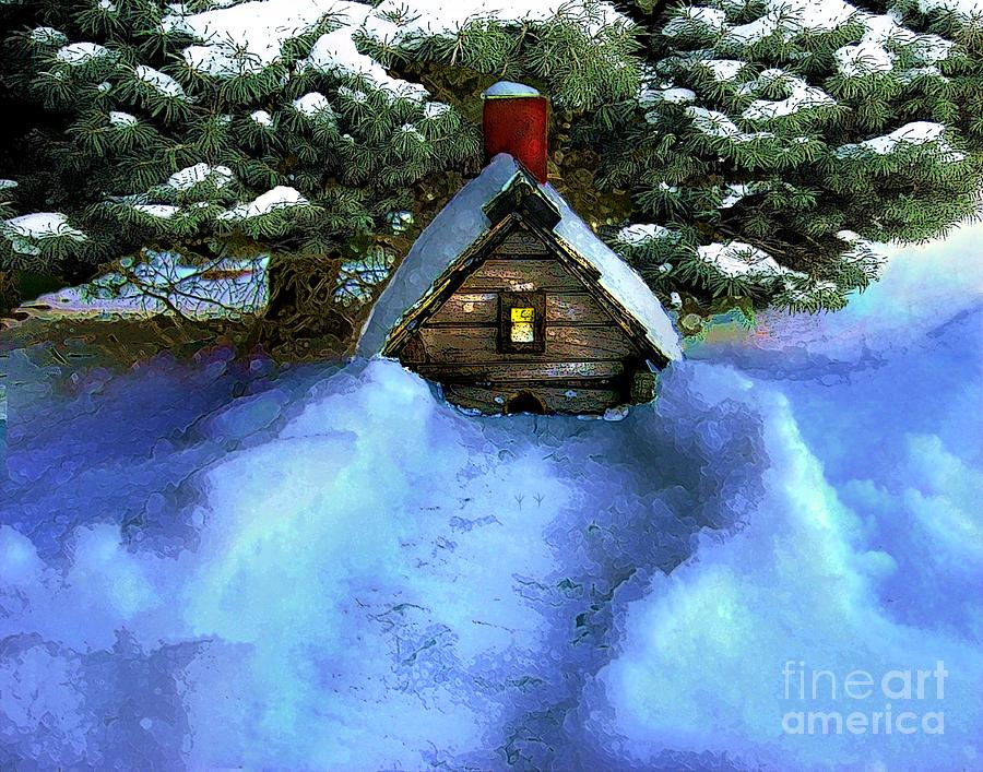 Birdhouse Grounded Digital Art by Dale   Ford