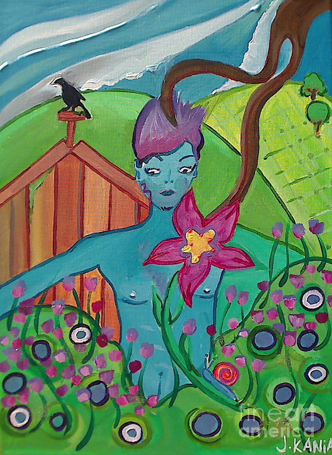 Birdhouse in Your Soul Painting by Jonathan Kania