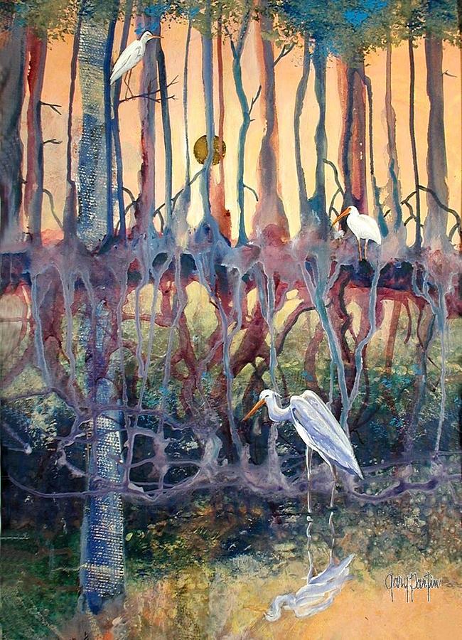 Birds of the Water Painting by Gary Partin