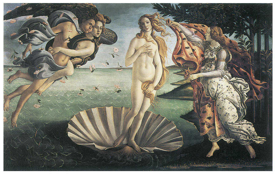 Birth of Venus Painting by Sandro Botticelli