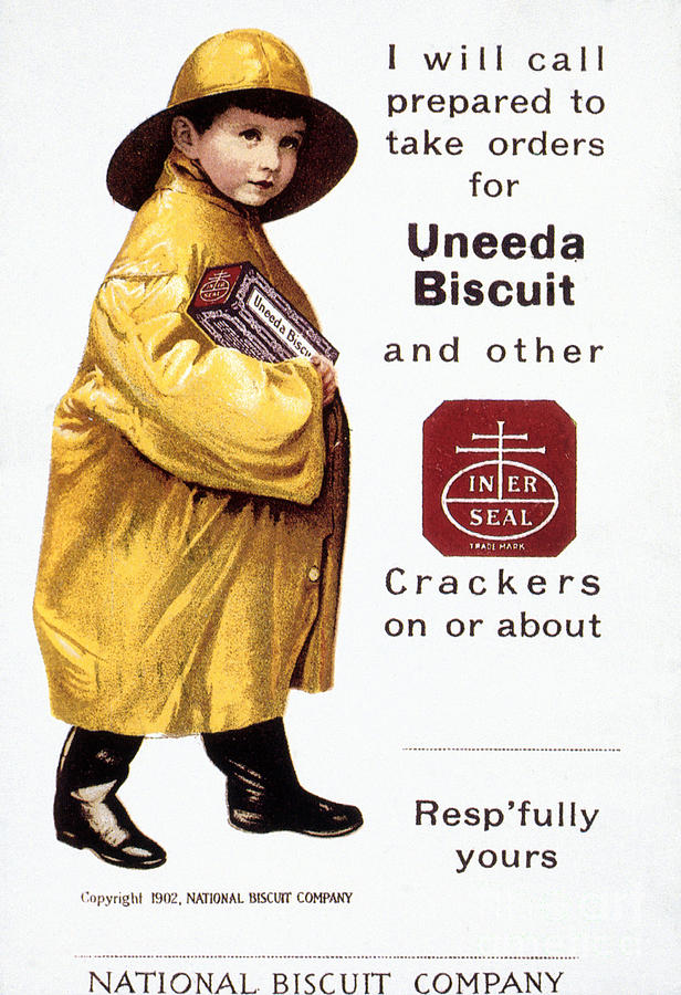 Biscuit & Cracker Ad Photograph by Granger
