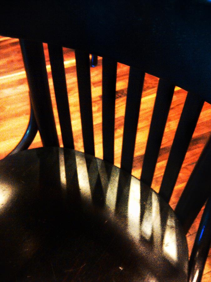 Bistro chair Photograph by Olivier Calas