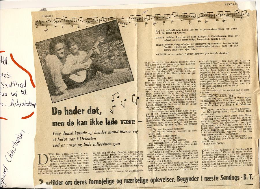 Bits from danish article from the fifties Photograph by Colette V Hera Guggenheim