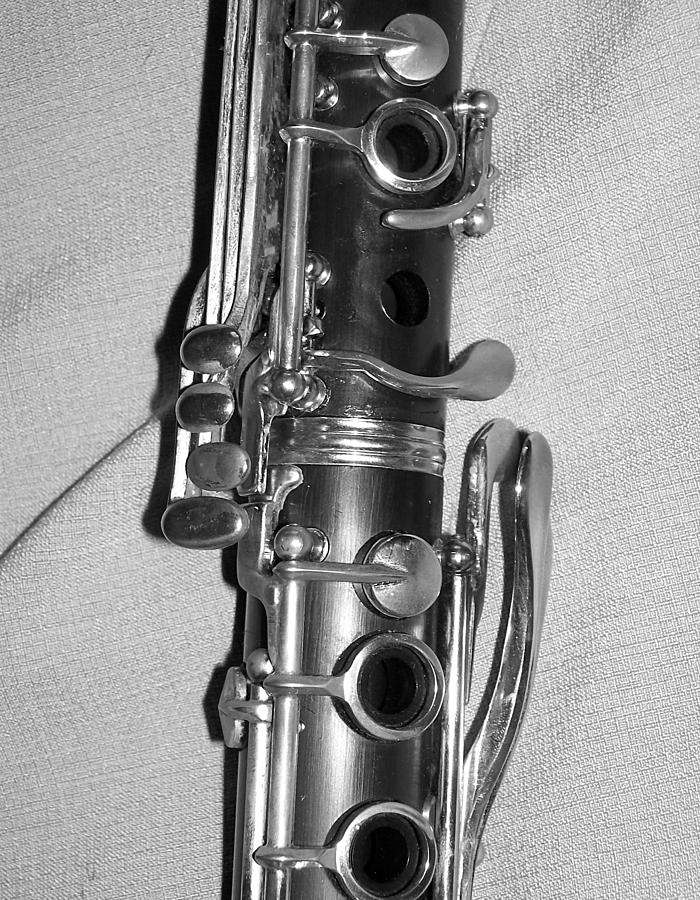Black and White Clarinet2 Photograph by Corinne Elizabeth ...