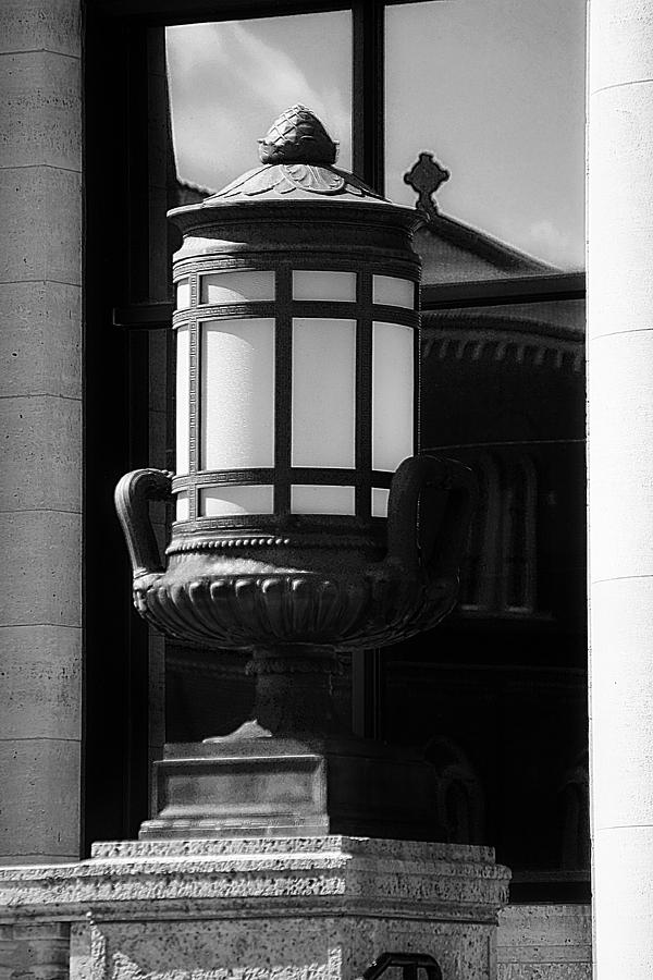 Black and White Lamp Photograph by Scott Hovind
