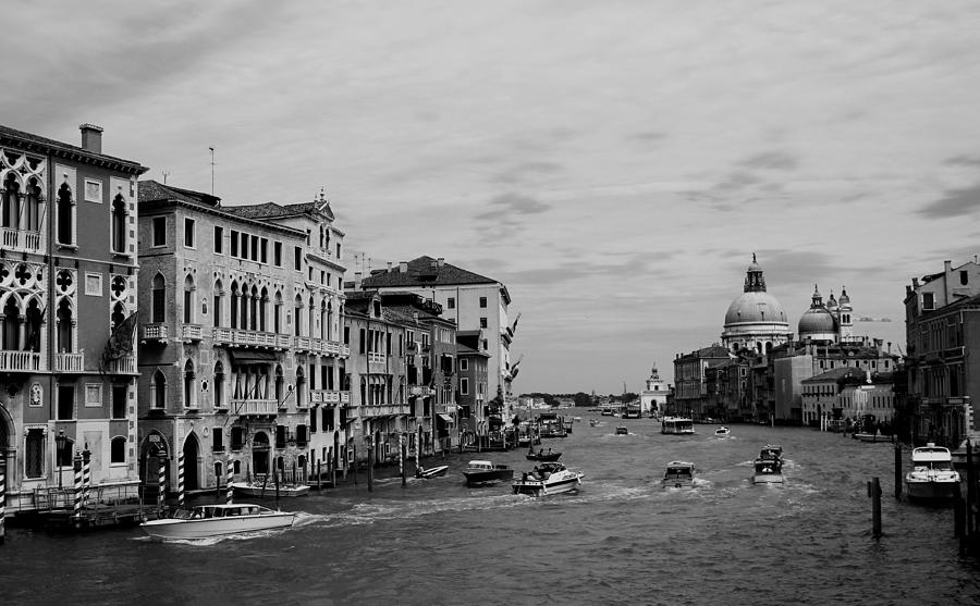 Black and White Venice 3 Photograph by Andrew Fare