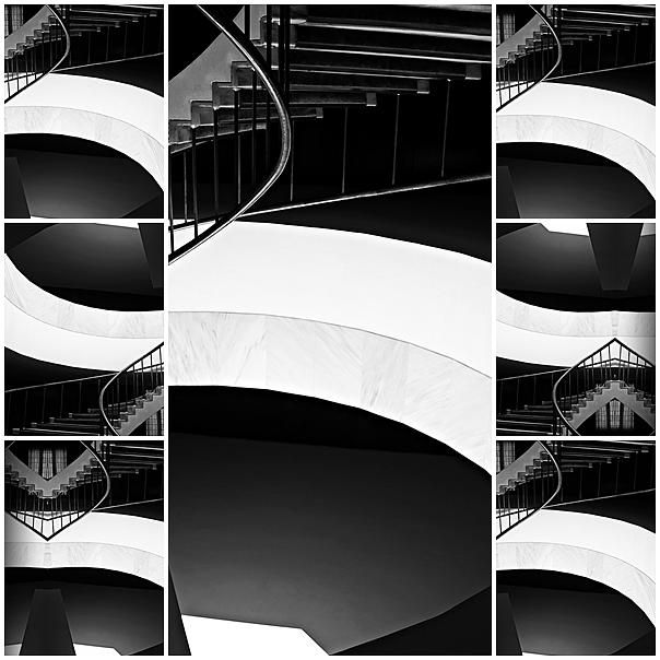 Architecture Photograph - Black Angle -III- by Esra Kose