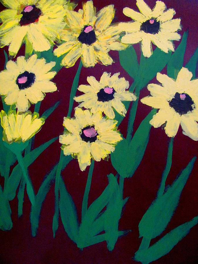 Flower Painting - Black Eyed Susan by Amy Bradley