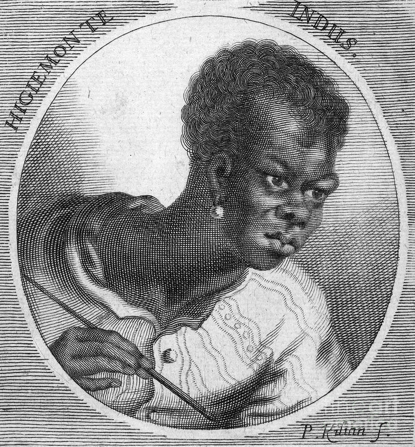 Portrait Photograph - Black Man, 1675 by Granger