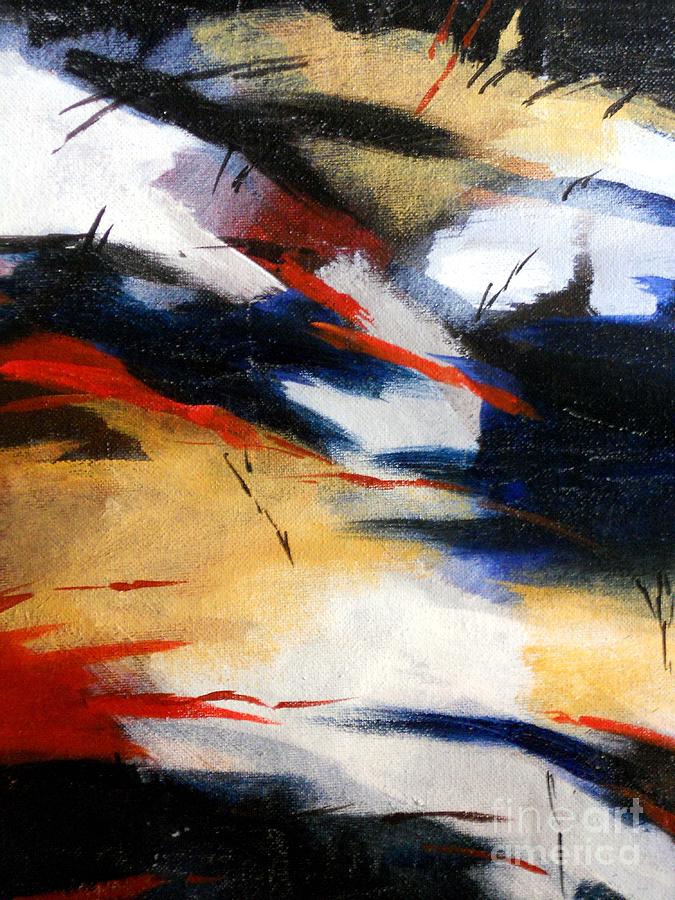 Landscape Painting - Black Night by Manish Verma Landscape Painting - Black Night by Manish Verma
