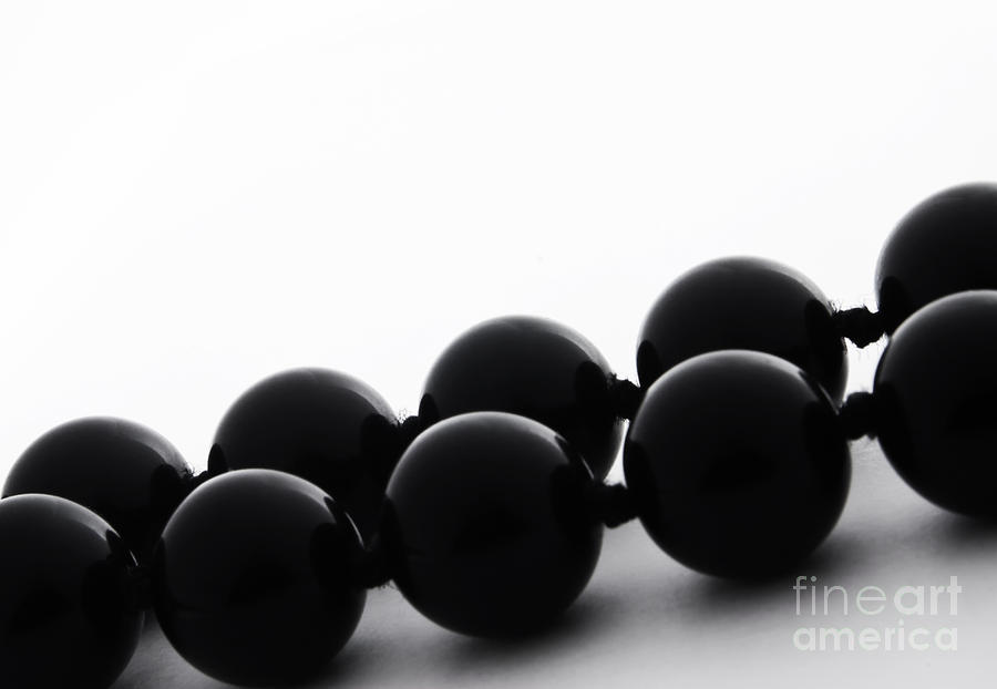 Abstract Photograph - Black pearls by Blink Images