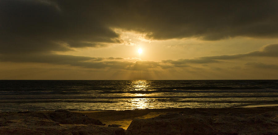 Sunset Photograph - Black Sunset by Nadya Ost