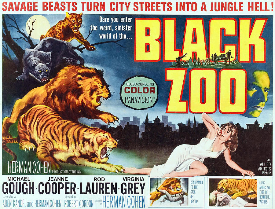 Black Zoo, Middle Right Michael Gough Photograph by Everett