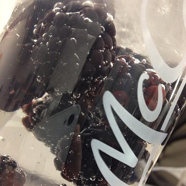 Blackberries Photograph - #blackberries In Sprite Was My Drink Of by Katrina A