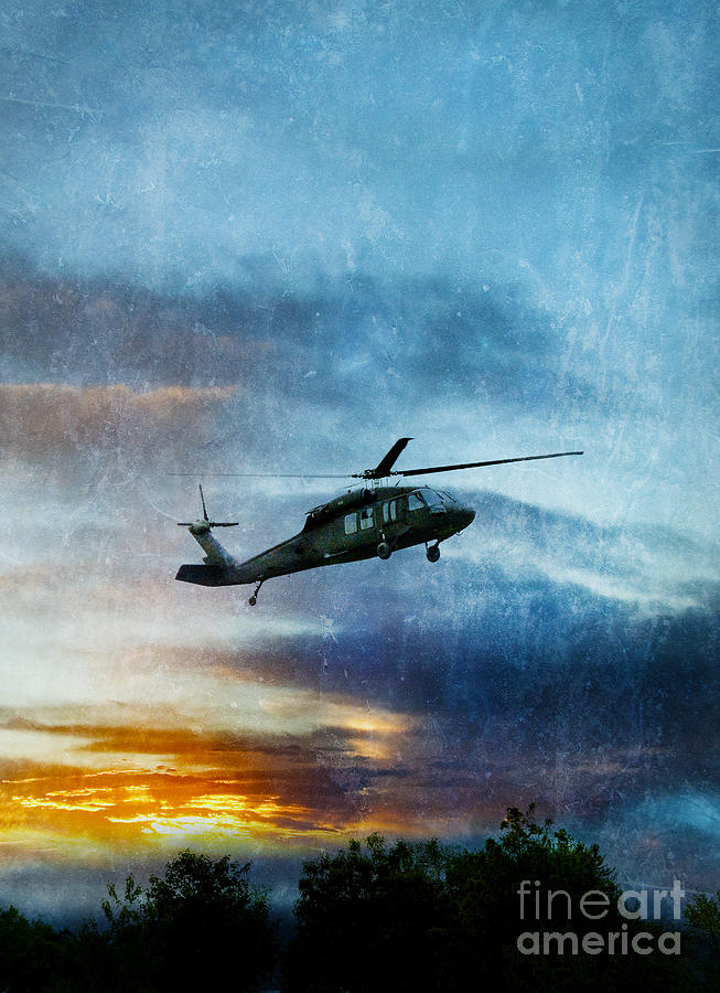 Transportation Photograph - Blackhawk Helicopter by Jill Battaglia