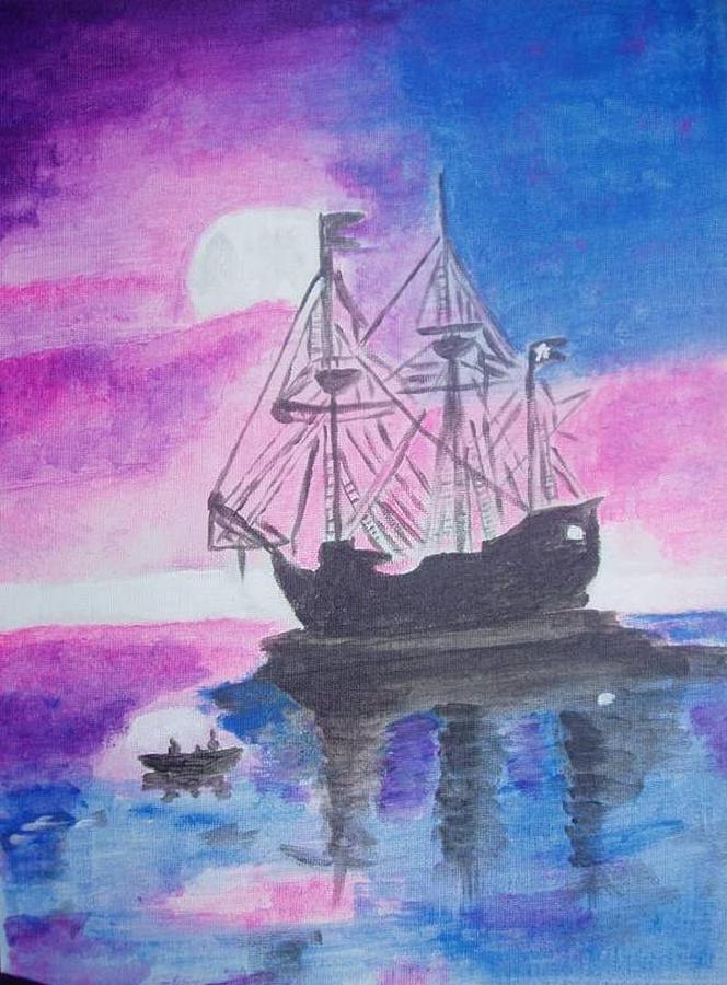 Blackpearl Painting by Audrey Pollitt