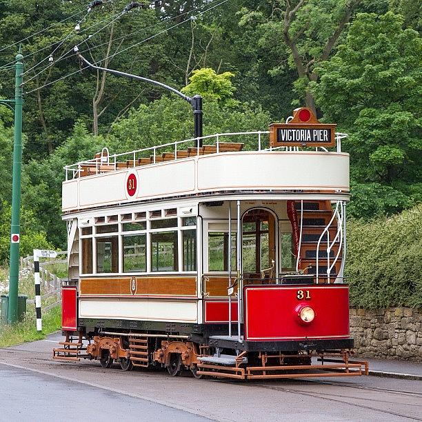Durham Photograph - Blackpool Tram No 31 At Beamish #uk by Dave Lee