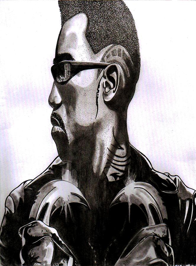 Hollywood Drawing - Blade by Ralph Harlow