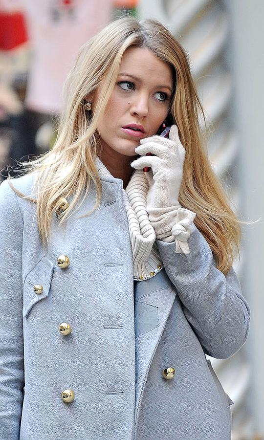 Blake Lively On Location For Gossip Photograph by Everett | Fine Art ...