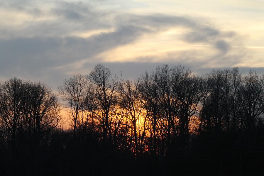 Blazing orange sunset Photograph by Ralph Hecht - Fine Art America